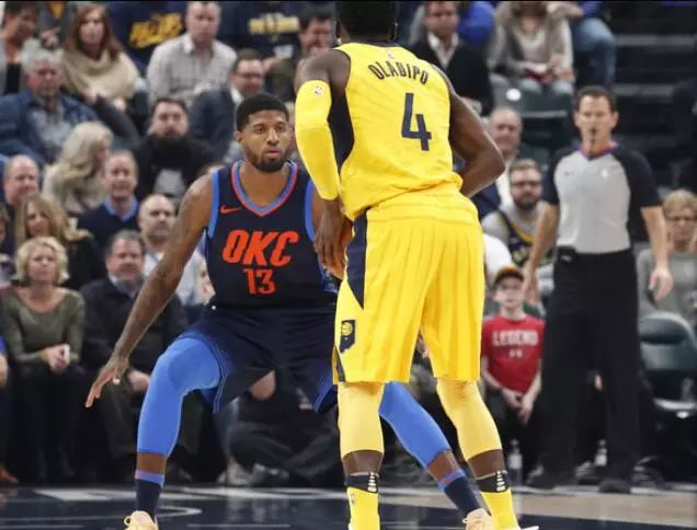  乔治关键封盖，76人险胜步行者  