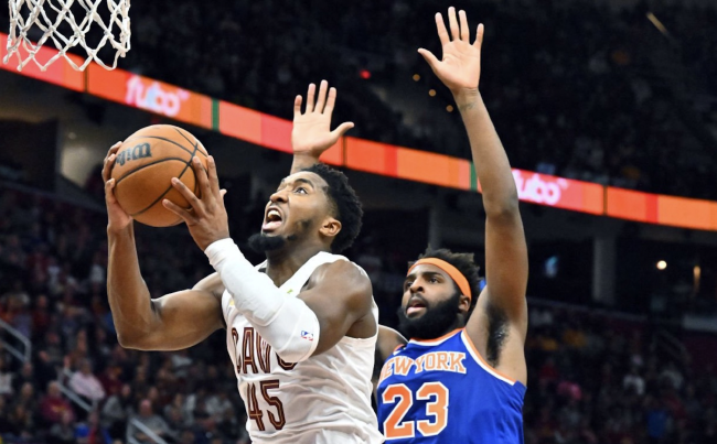  米切尔狂砍四十一分骑士击溃尼克斯